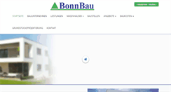Desktop Screenshot of bonnbau.de