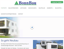 Tablet Screenshot of bonnbau.de